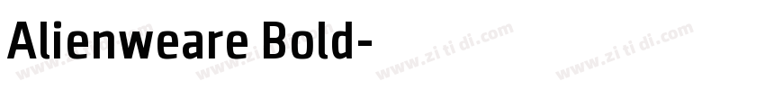 Alienweare Bold字体转换